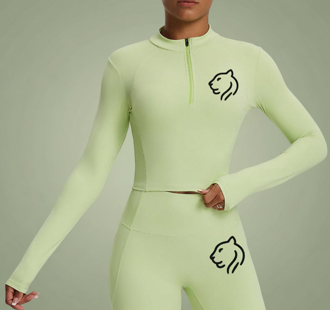 women's Pilates fitness suit top