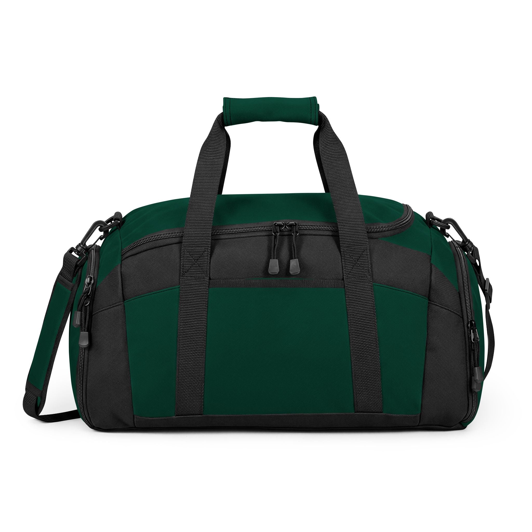 Embroidered Wolf Logo Gym Bag — Durable Sports Duffel for Workouts & Travel