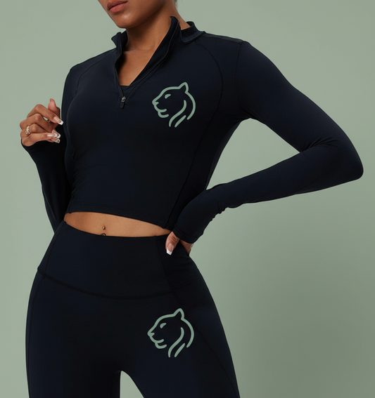 women's Pilates fitness suit top