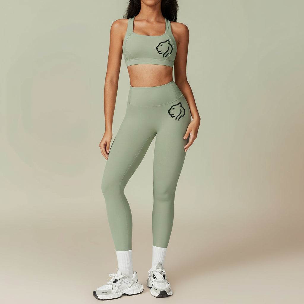 Professional gym workout set | Green